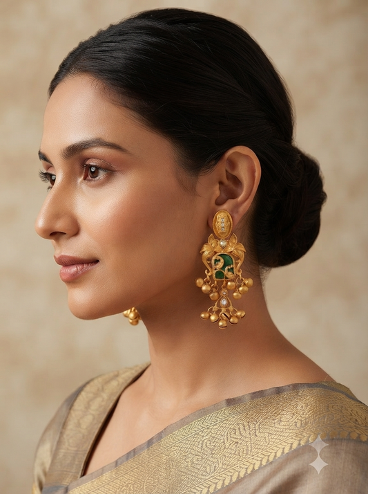 Emerald Bloom Earrings