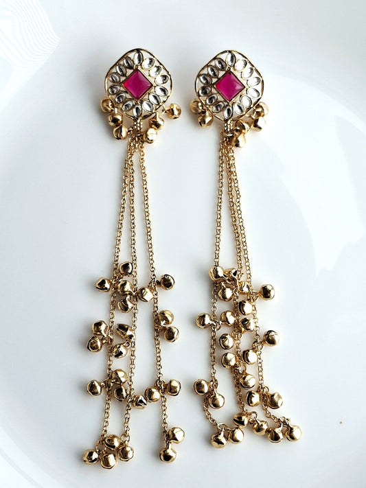 Midnight Crescent Heritage Stud Earrings