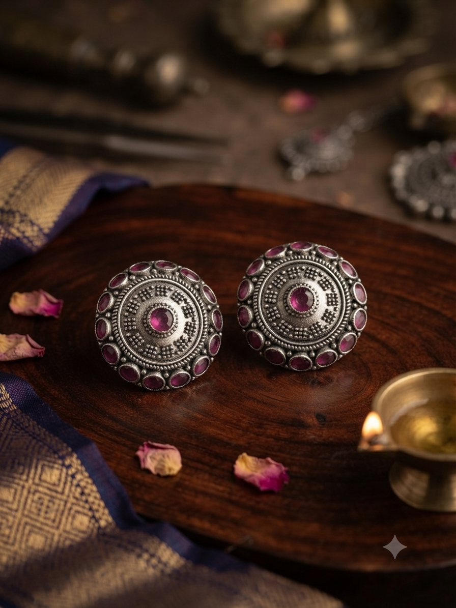 Classic Oxidized Dark Pink Tops
