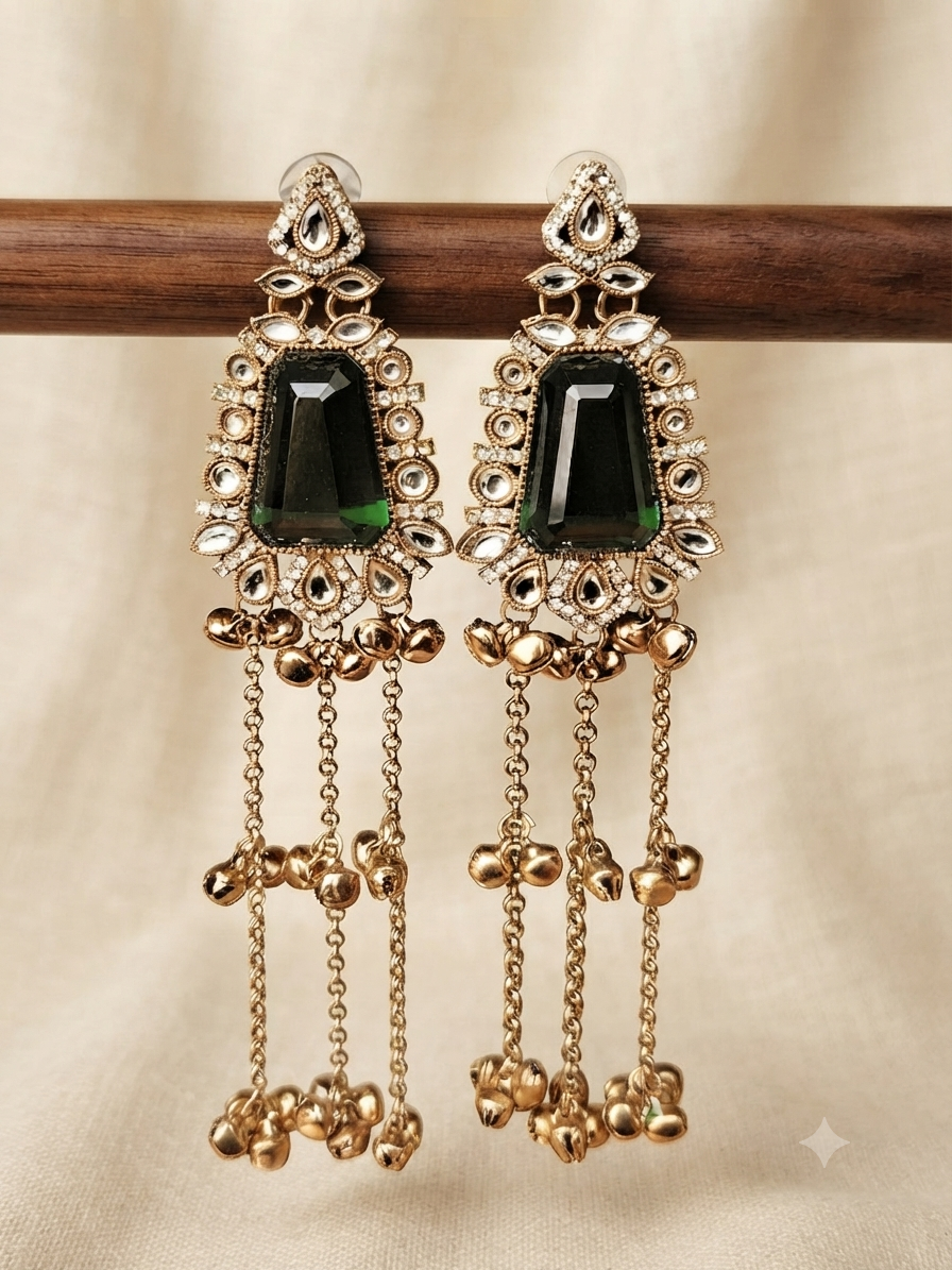 Kashmiri Royale Kundan Earrings