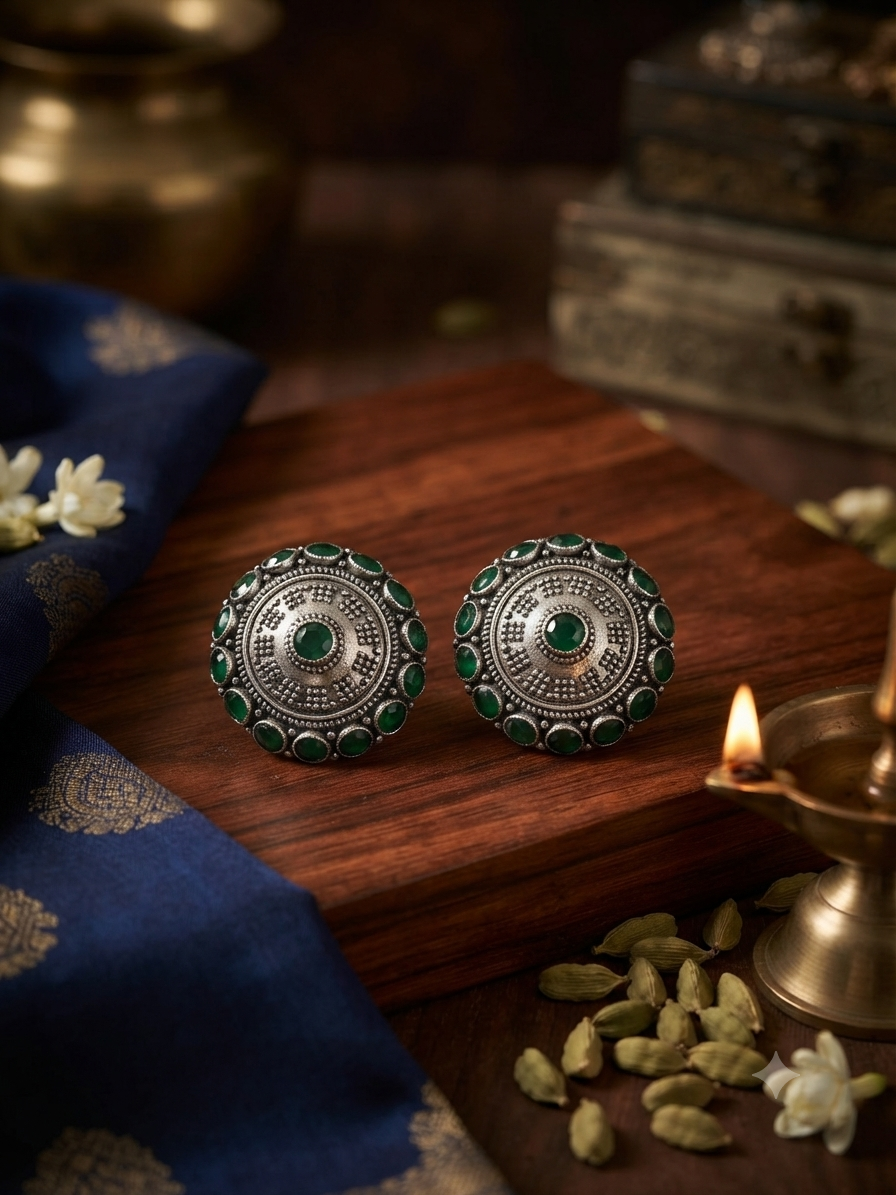 Classic Oxidized Emerald Green Tops