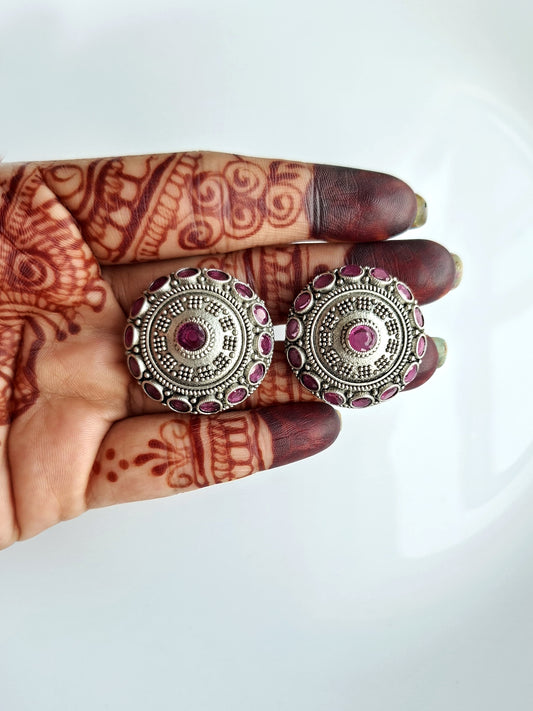 Classic Oxidized Dark Pink Tops